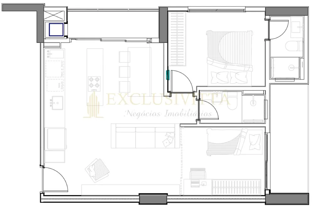 Apartamento personalizado no Residencial Brava Breeze – recém-entregue!